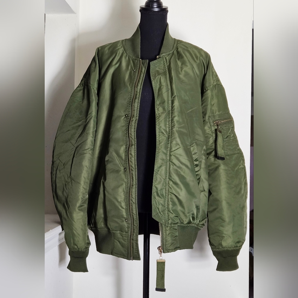 H&M Khaki Bomber Jacket